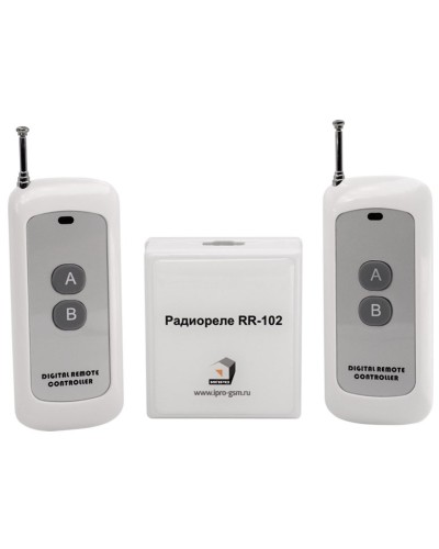 RR-102 + 2 пульта, 250-950 метров, питание 12В. Комплект радиореле. ИПРо в Сургуте