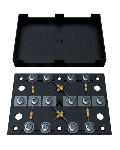 KRA-4 75 Om black (MEC42102). Коробка на 4 абонента. МЭК-Электрика в Сургуте