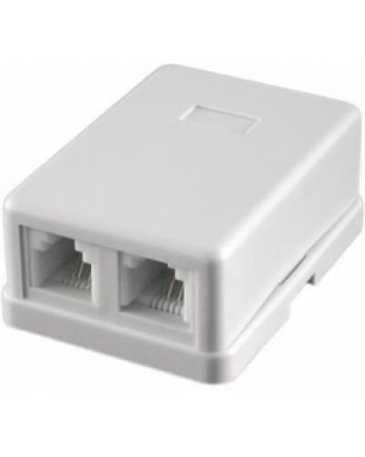 STK-RJ-45(8P8C), CAT.6, 2 выхода, Dual IDC компьютерная розетка: Розетка компьютерная 2 выхода в Сургуте