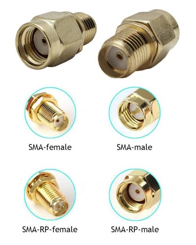 S-A312 (RP-SMA-male - SMA-female). Переходник. Прочие зарубежные в Сургуте
