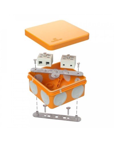 Коробка огнестойкая 80х80х40 (60-0210-FR10.0-4). Коробка огнестойкая для открытой установки. Промрукав в Сургуте