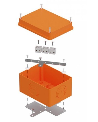 Коробка огнестойкая 150х110х90 E15-E120 для о/п (40-0351-FR2.5-6). Коробка огнестойкая для открытой установки. Промрукав в Сургуте