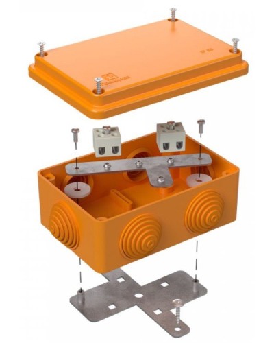 Коробка огнестойкая 120х80х50 (40-0340-FR6.0-4). Коробка огнестойкая для открытой установки. Промрукав в Сургуте