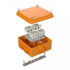 Коробка огнестойкая 100х100х50 для о/п (40-0300-FR6.0-8). Коробка огнестойкая для открытой установки. Промрукав
