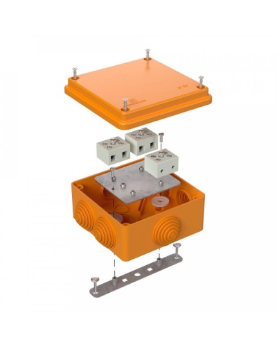 Коробка огнестойкая 100х100х50 (40-0300-FR6.0-6). Коробка огнестойкая для открытой установки. Промрукав в Сургуте