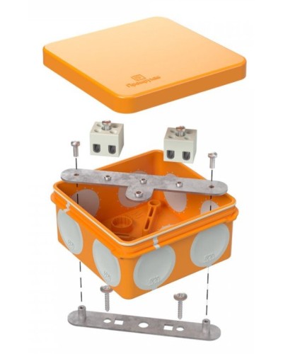 Коробка огнестойкая 80х80х40 (60-0210-FR2.5-6). Коробка огнестойкая для открытой установки. Промрукав в Сургуте