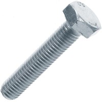 Болт с шестигранной головкой оцинкованный М10х120 (DIN 933) (50 шт) (PR08.5197). Болт с шестигранной головкой. Промрукав