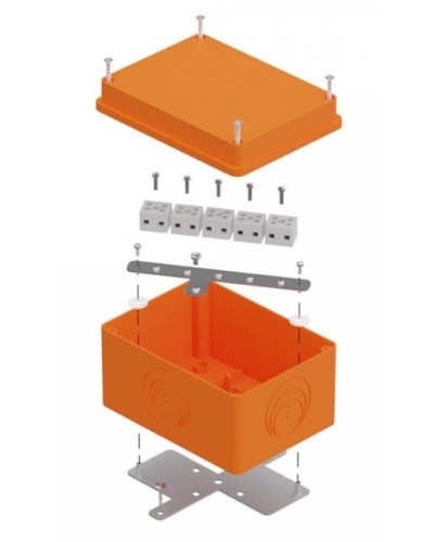 Коробка огнестойкая 150х110х90 E15-E120 для о/п (40-0351-FR2.5-10). Коробка огнестойкая для открытой установки. Промрукав в Сургуте