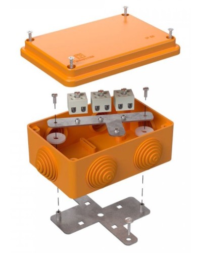 Коробка огнестойкая 120х80х50 (40-0340-FR1.5-6). Коробка огнестойкая для открытой установки. Промрукав в Сургуте