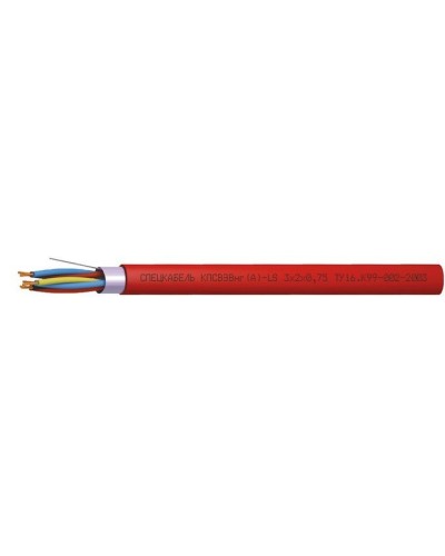 КПСВЭВнг(А)-LS 5х2х0,5 (Спецкабель). Кабель симметричный для систем сигнализации и управления, групповой прокладки, с пониженным дымо- и газовыделением. Спецкабель в Сургуте
