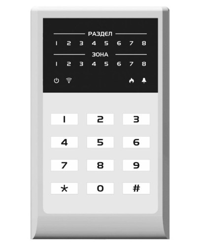 МИРАЖ-КД-04 (grey). Кнопочная кодовая панель. Стелс НПП в Сургуте