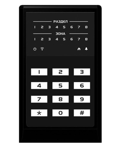 МИРАЖ-КД-04 (black). Кнопочная кодовая панель. Стелс НПП в Сургуте