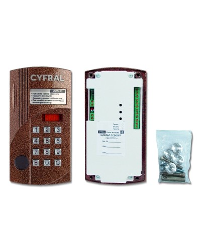 Цифрал ССД-20/PVC. Вызывная панель цветная. Цифрал в Сургуте